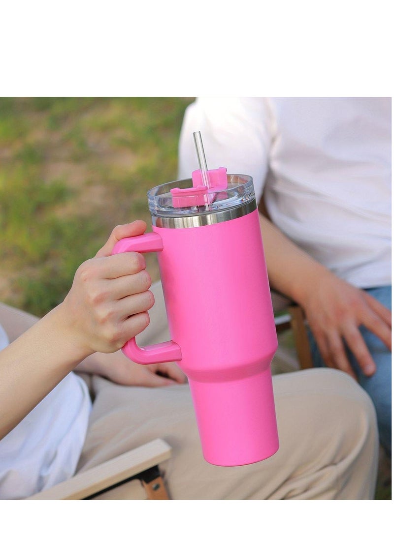 Stanly - Quencher H2.0 Flowstat Vacuum Insulated Stainless Steel Tumbler with Lid and Straw for Water, Iced Tea, Coffee, Smoothies and More 1.18L Stanley Purple - Image 1