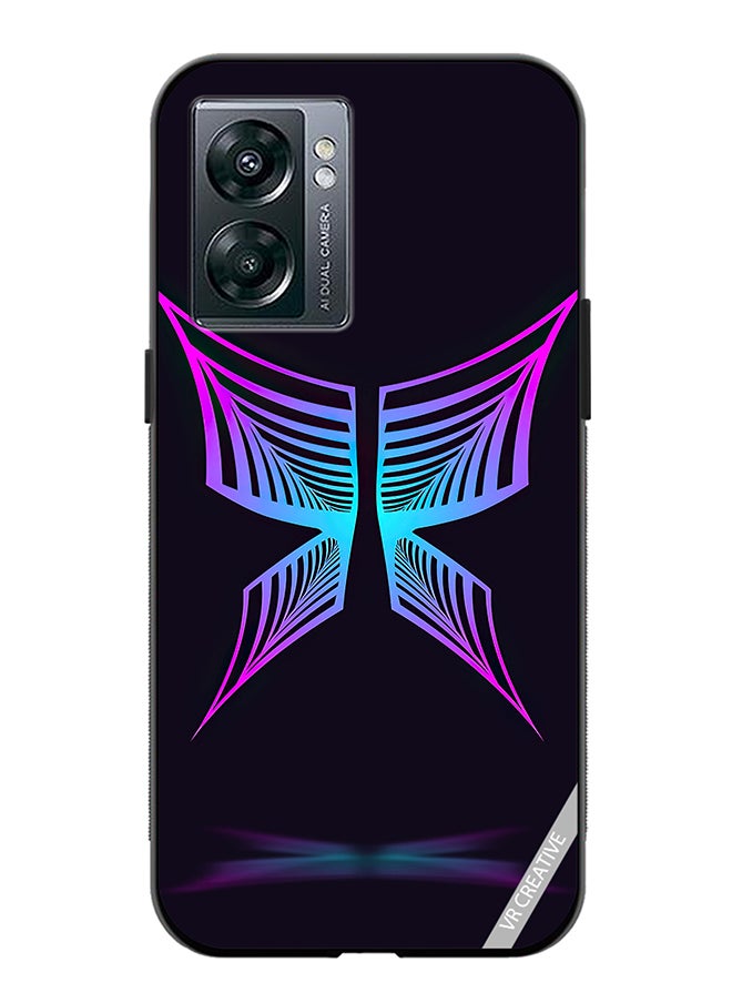 VR CREATIVE Protective Case Cover For Oppo A57 5G Butterfly Design Multicolour  - Image 1