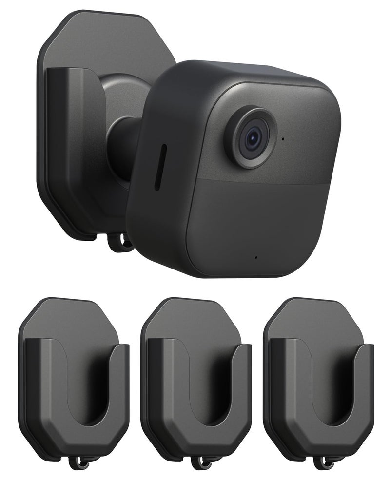 KMOUANTS 3 Pack Blink Camera No Drill No Screws Wall Mount Bracket for Blink Outdoor 4/Outdoor 2K+/Mini /Mini 2K+ /Indoor Camera, HBV Adhesive Mount - Image 1