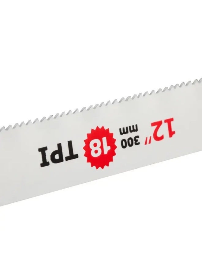 RONIX 300mm HSS Bi-Metal Hacksaw Blade 18 TPI RH-3800, High Hardness for Metal Pipes/Tubes/Bars/Sheets, Vacuum Heat Treated, German Engineered # Ronix  RH-3800 - Image 3