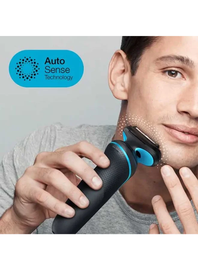 BRAUN Series 5 Wet And Dry, Easy To Shave, Easy To Handle Shaver, Mint - Shaver 51-M1000S