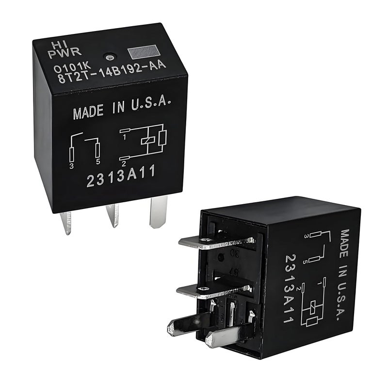Konlkan 2Pack Relay 8T2T14B192AA 12VDC 4Pin Automotive Relay Replacement Compatible with Select Ford Models - Image 3