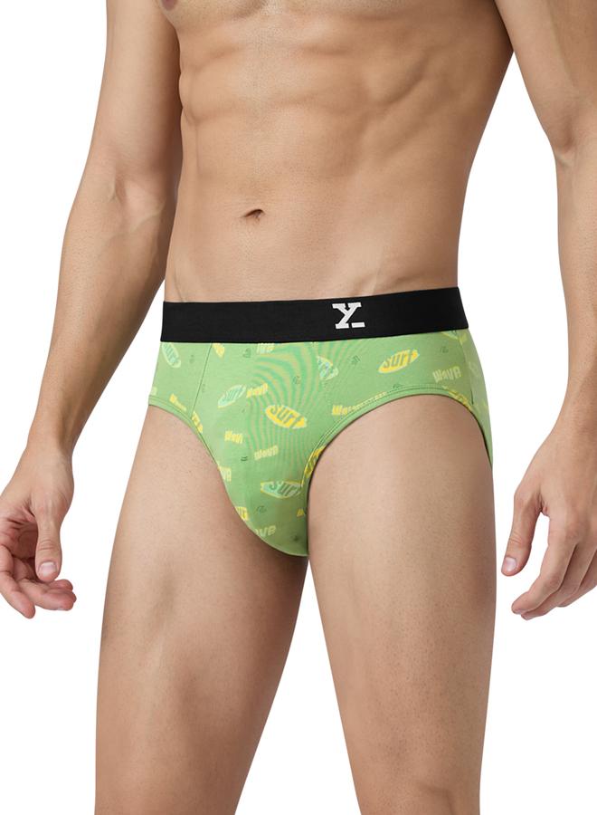 XYXX Pack of 2 - Men Surf Cotton Printed Briefs - Image 5
