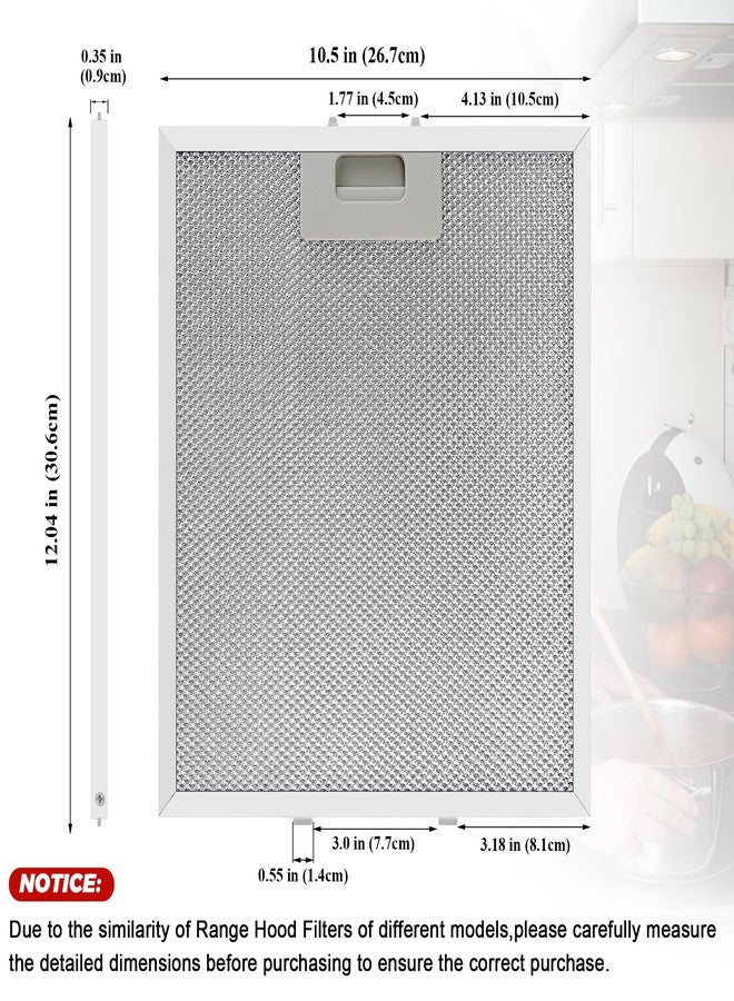 Techecook Updated W10169961A Range Hood Filter Replacement (3PCS) , 5-Layer Aluminum Mesh Hood Grease Filter 10.5 x 12 Inch Fit for Whirlpool, Kitchen Aid, Jenn-Air Range Hoods - Image 5