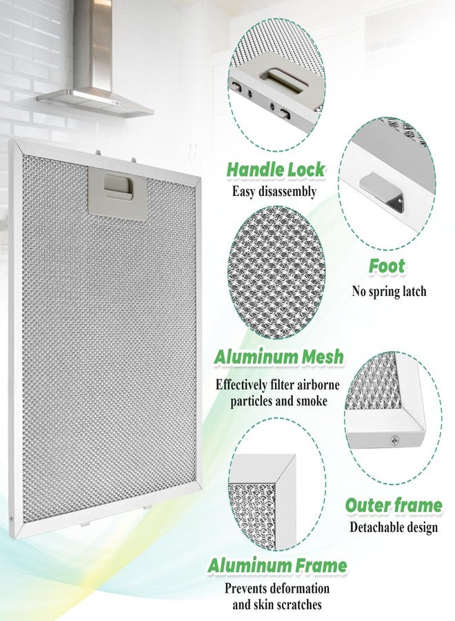 Techecook Updated W10169961A Range Hood Filter Replacement (3PCS) , 5-Layer Aluminum Mesh Hood Grease Filter 10.5 x 12 Inch Fit for Whirlpool, Kitchen Aid, Jenn-Air Range Hoods - Image 2