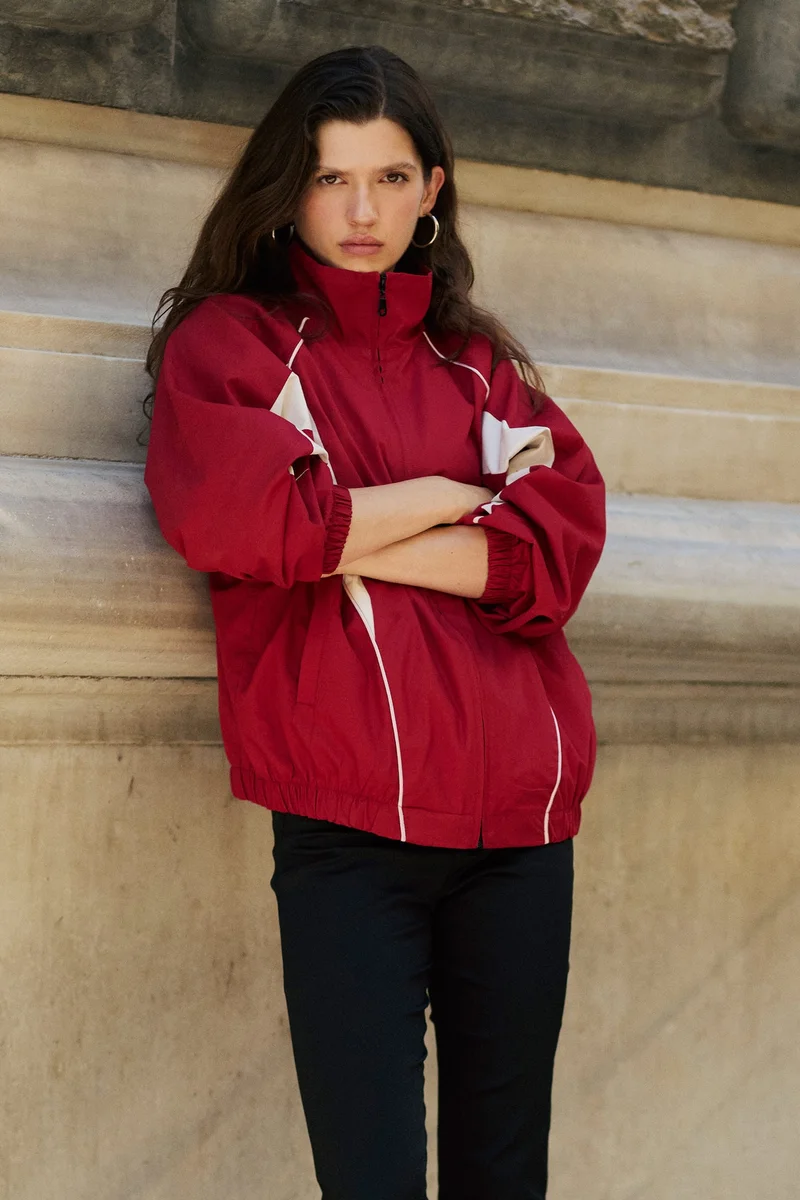 100% Cotton Oversize Poplin Jacket