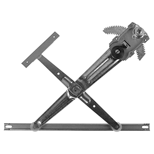 TRQ Front Manual Window Regulator LH Left Drivers Side Compatible with 1986-1995 Suzuki Samurai 7850278001 125-58322L WIN00724 - Image 1