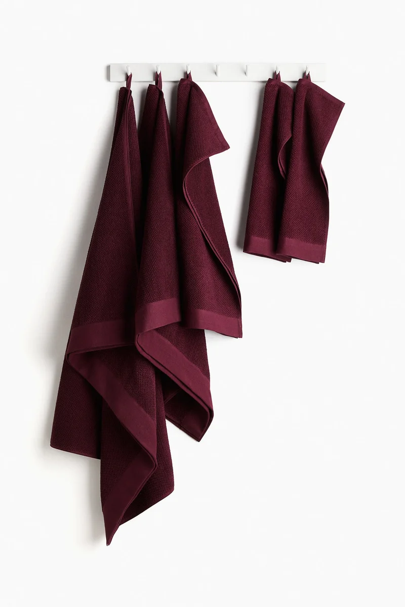 H&M 2-pack cotton terry guest towels