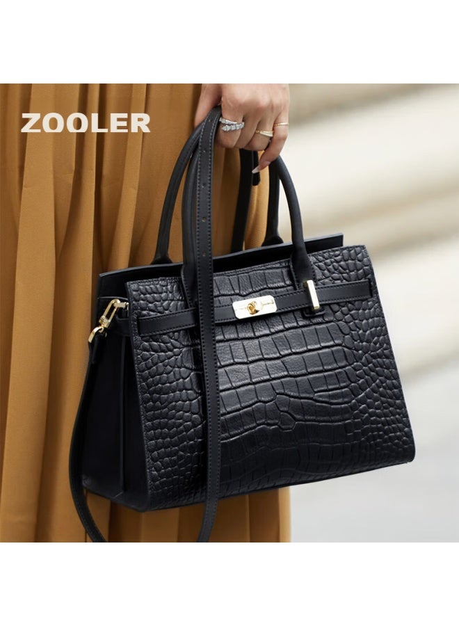 ZOOLER Zhuer Women's Handbag, New Cowhide Tote Bag, Commuter Ladies' Bag, Qixi Valentine's Day Gift For Wife - Image 1
