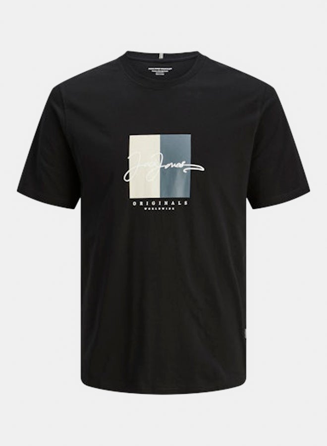 JACK & JONES JACK & JONES Mens Frederiksberg Box Script Tee 