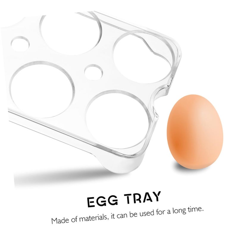 2 Pack Refrigerator Egg Holder Trays Easy Install Fridge Organizer Kitchen Storage - Image 4