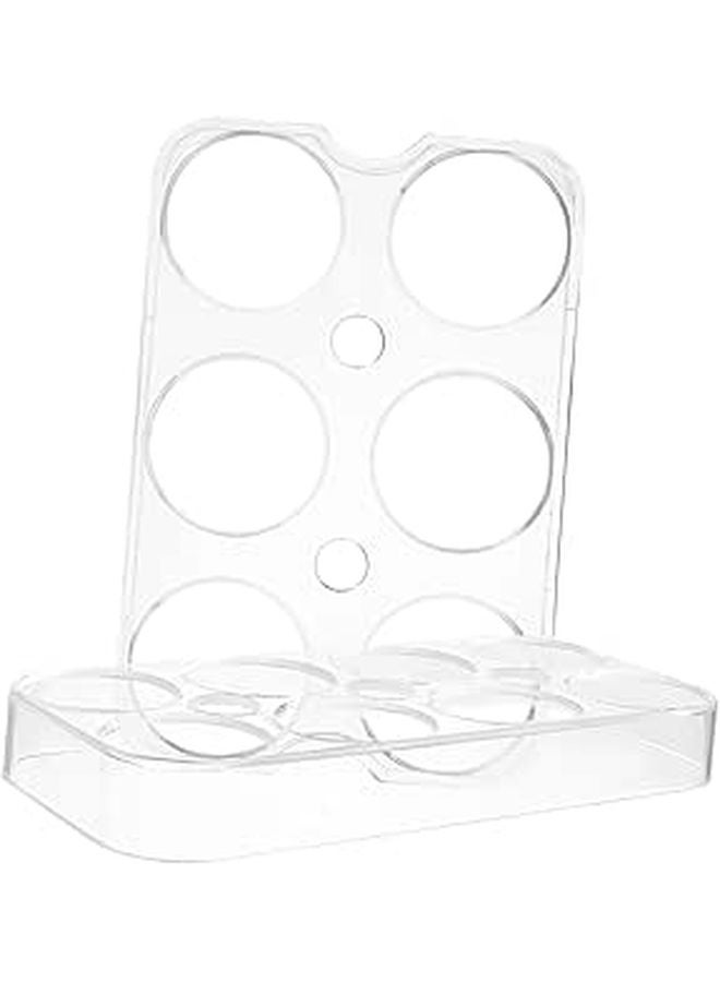 2 Pack Refrigerator Egg Holder Trays Easy Install Fridge Organizer Kitchen Storage - Image 1