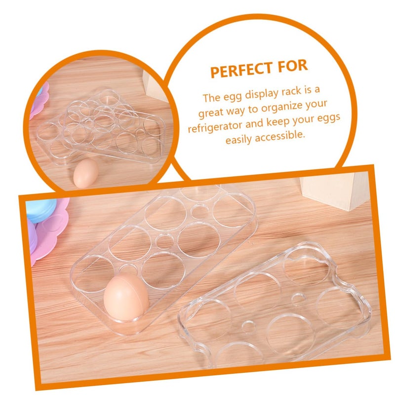 2 Pack Refrigerator Egg Holder Trays Easy Install Fridge Organizer Kitchen Storage - Image 5