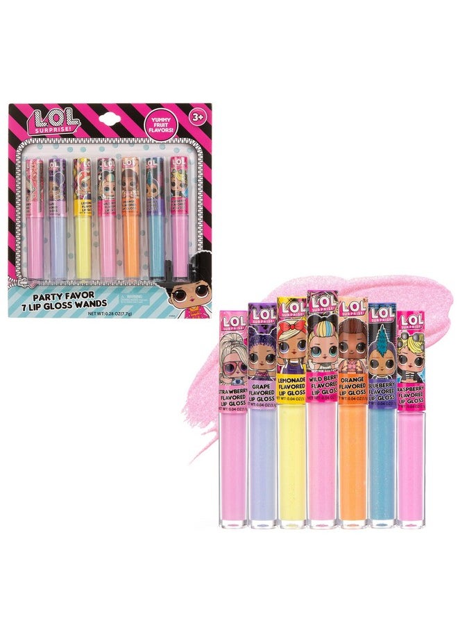 L.O.L. SURPRISE! L.O.L Surprise 7-Pack Lip Gloss for Girls, Lol Lip Gloss  - Image 1
