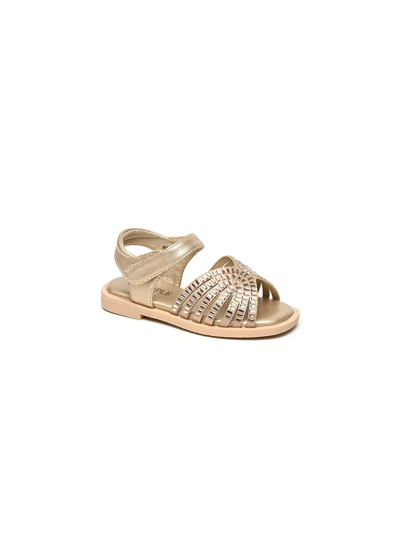 كيوبل Girls embellished multi strap sandals