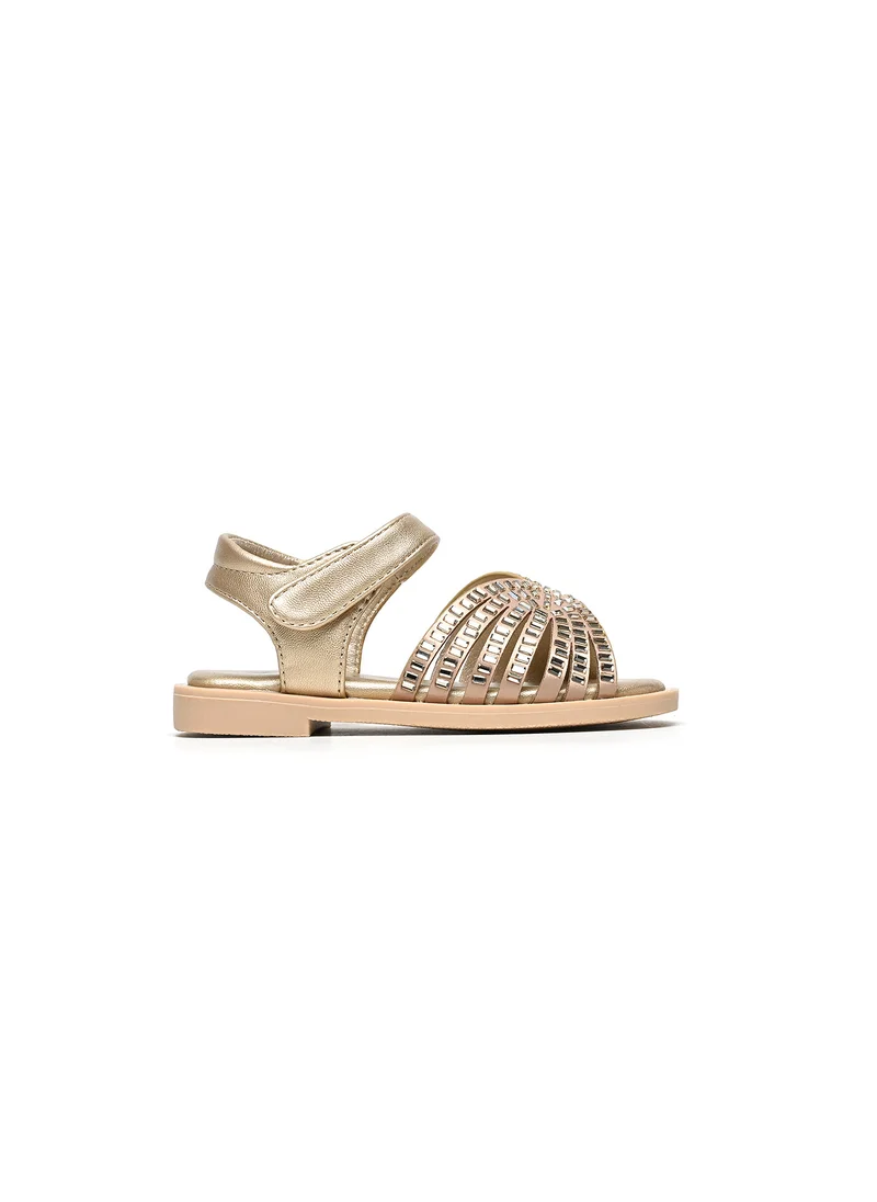 كيوبل Girls embellished multi strap sandals