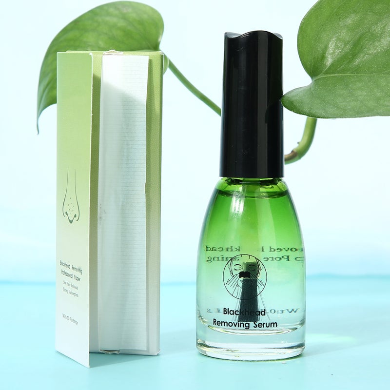 Blackhead Removing Serum: 100% Plant Extracts, Non-irritating, Quick Absorption - Deep Pore Cleaning, Pore Treatment for Face Skin Care - Image 1