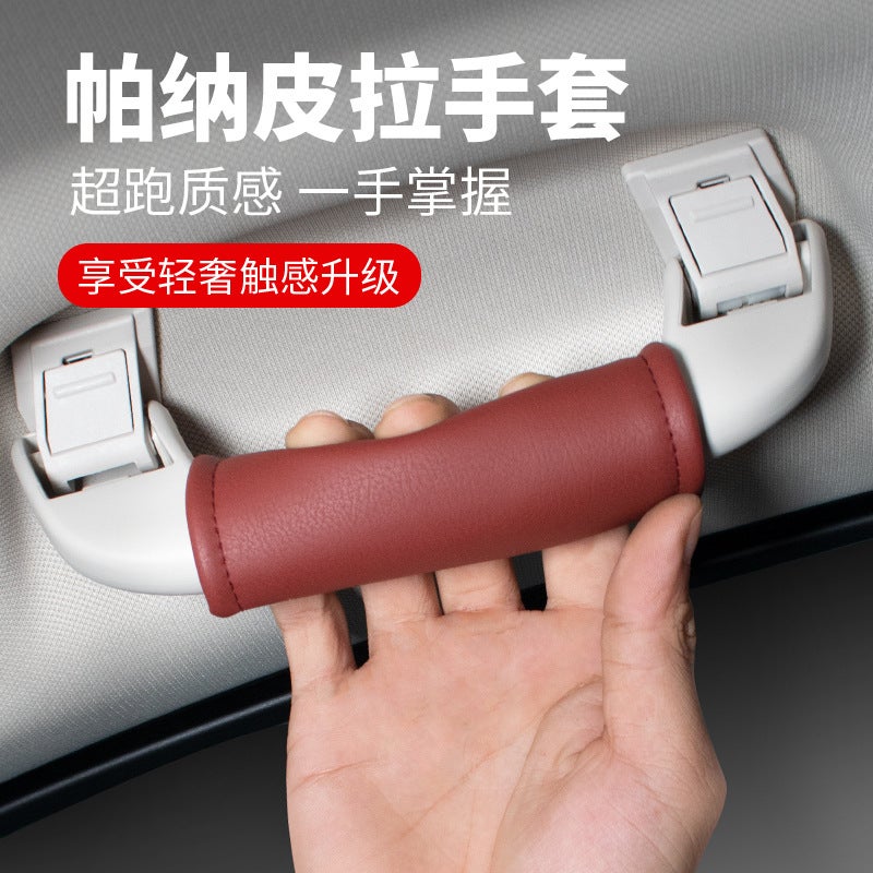 Car Universal Pull Gloves Four Seasons Overhead Handle Protective Cover Decoration Supplies A Complete Collection Of Car Roof Car Armrest Gloves - Image 2