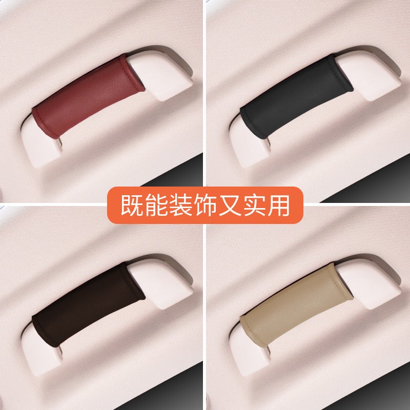 Car Universal Pull Gloves Four Seasons Overhead Handle Protective Cover Decoration Supplies A Complete Collection Of Car Roof Car Armrest Gloves - Image 5