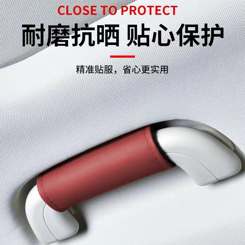 Car Universal Pull Gloves Four Seasons Overhead Handle Protective Cover Decoration Supplies A Complete Collection Of Car Roof Car Armrest Gloves - Image 4