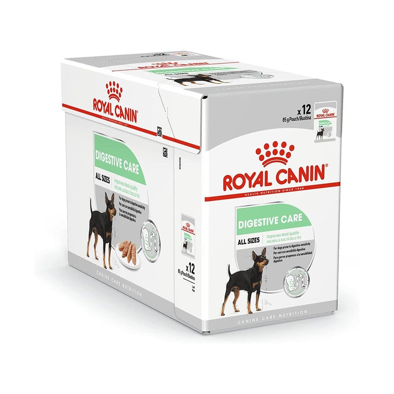 Royal Canin Canine Care Nutrition Digestive Care Wet Food - Pouches, 12x85g