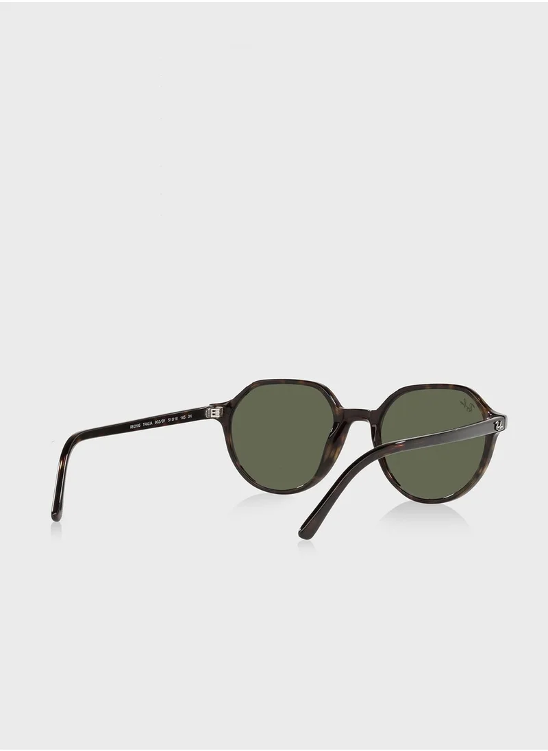 Ray-Ban 0Rb2195 Thalia Square Sunglasses