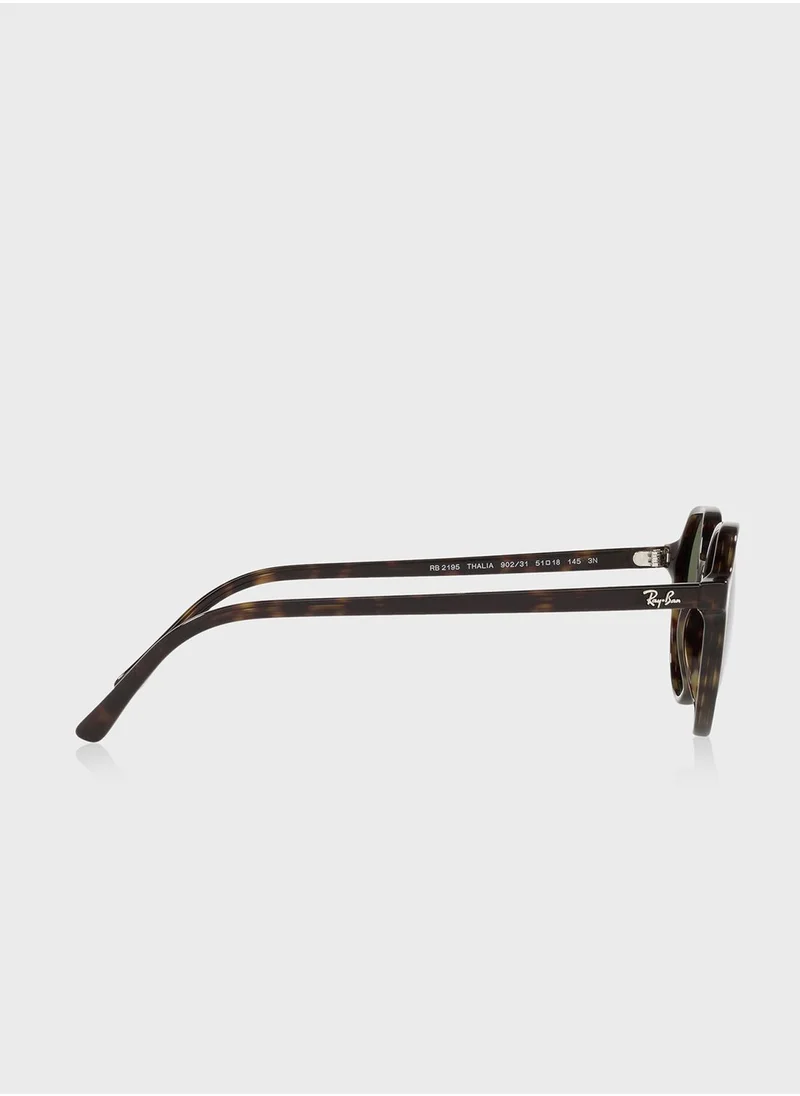 Ray-Ban 0Rb2195 Thalia Square Sunglasses
