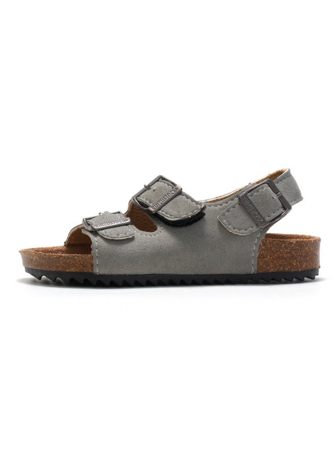 NIBEMINENT For Children Sandals Girls And Boys Sandals Breathable Flats Shoes Summer Comfortable cork sandals  - Image 1