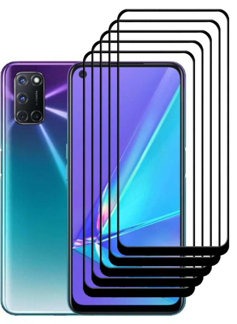 ACLIX 5 Pieces Antistatic ESD Dustproof Premium Quality High Definition Tempered Glass Screen Protector Designed For Oppo A92 - Image 1