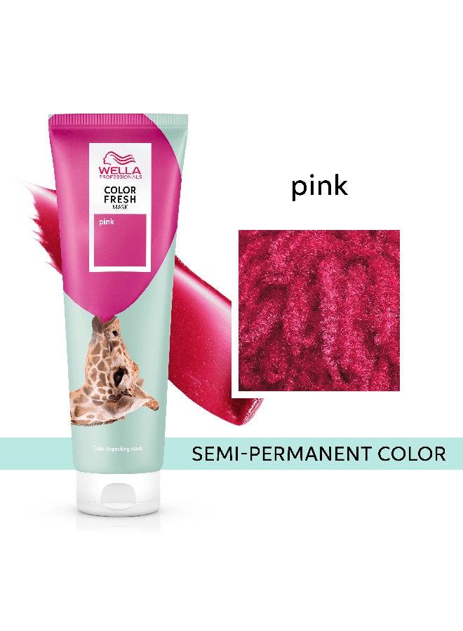 Wella Professionals Color Fresh Mask Shade Pink Hair Color 150Ml - Image 2