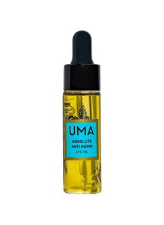 Uma Absolute Anti Aging Eye Oil Ayurvedic Oil For Dark Circles Eye Bags Wrinkles Fine Lines And Crows Feet Clean & Cruelty Free Fast Absorbing And Restorative (0.5 Fl Oz 15 Ml)  - Image 1
