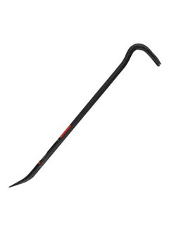 KSEIBI Carpenter Wrecking Bar 90cm, Integrated Nail Puller, Rust Resistant Enamel Finish, Ultra-Durable Forged Heat-Treated Carbon Steel, Flat, Bent Chisel Head, For Pulling, Scraping and Lifting Objects  - Image 2