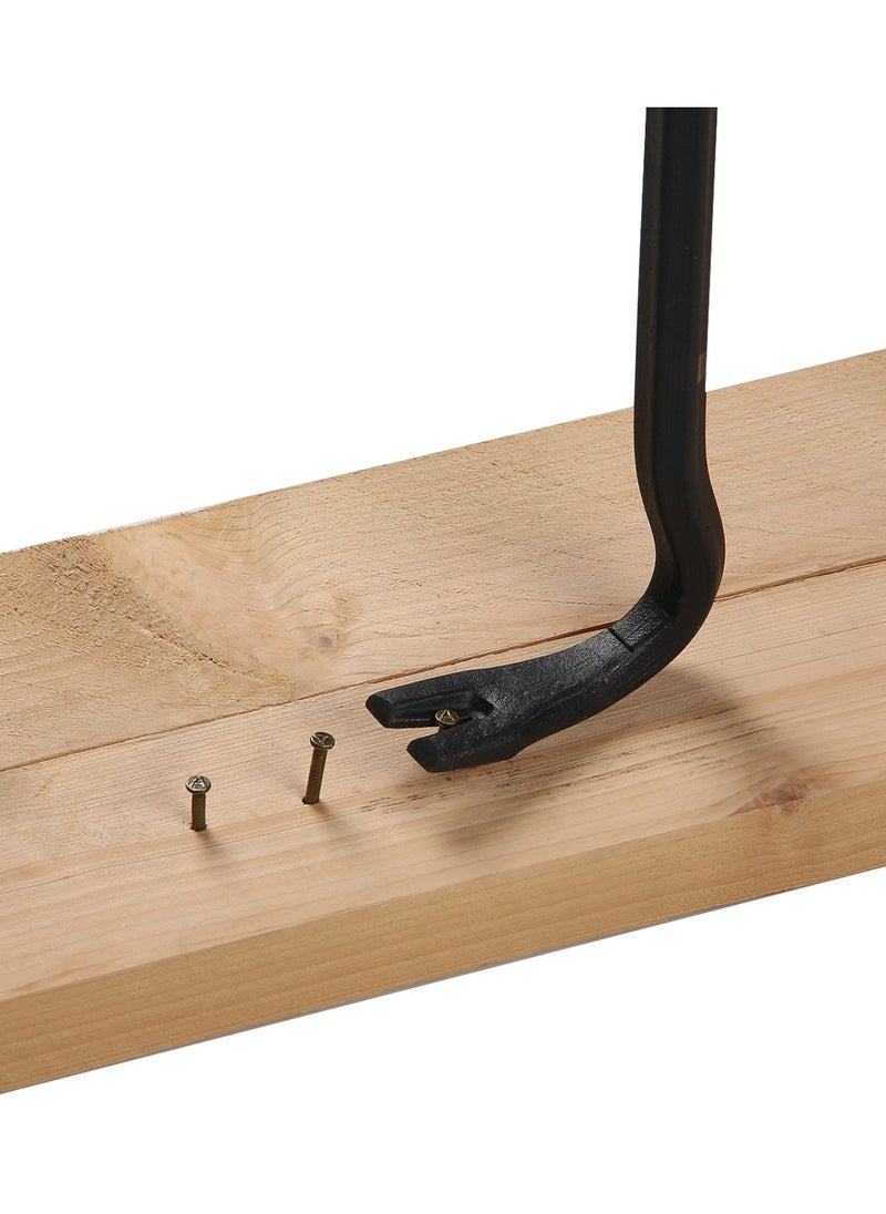 KSEIBI - Carpenter Wrecking Bar 90cm, Integrated Nail Puller, Rust Resistant Enamel Finish, Ultra-Durable Forged Heat-Treated Carbon Steel, Flat, Bent Chisel Head, For Pulling, Scraping and Lifting Objects - Image 1