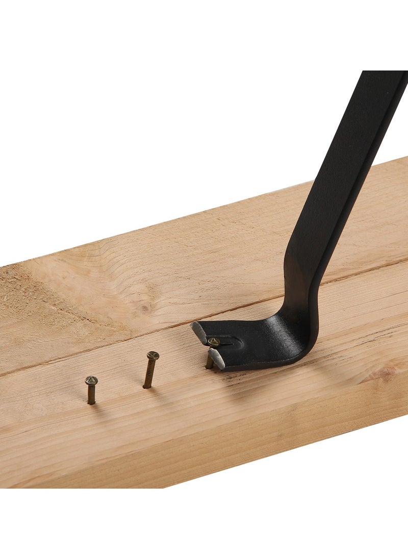 KSEIBI - Carpenter Wrecking Bar 90cm, Integrated Nail Puller, Rust Resistant Enamel Finish, Ultra-Durable Forged Heat-Treated Carbon Steel, Flat, Bent Chisel Head, For Pulling, Scraping and Lifting Objects - Image 1