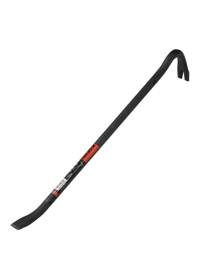 KSEIBI - Carpenter Wrecking Bar 90cm, Integrated Nail Puller, Rust Resistant Enamel Finish, Ultra-Durable Forged Heat-Treated Carbon Steel, Flat, Bent Chisel Head, For Pulling, Scraping and Lifting Objects - Image 1