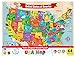 MasterPieces 44 Piece Jigsaw Puzzle for Kids USA Map Wood Puzzle 165x118 - Image 3