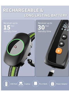 SYOSI Dog Shock Collar for 2 Dogs, Dog Training Collar with Remote for Large Medium Small Dogs, Rechargeable E-Collar Waterproof Collars with 3 Training Modes, Range up to 3300Ft  - Image 5