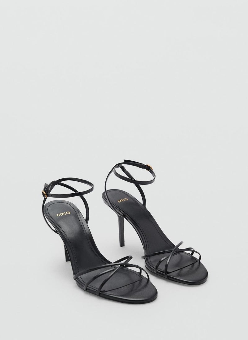 MANGO Strappy Heeled Sandals  - Image 2