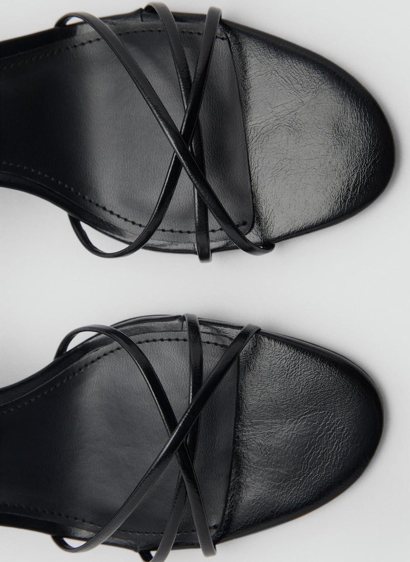 MANGO Strappy Heeled Sandals  - Image 4