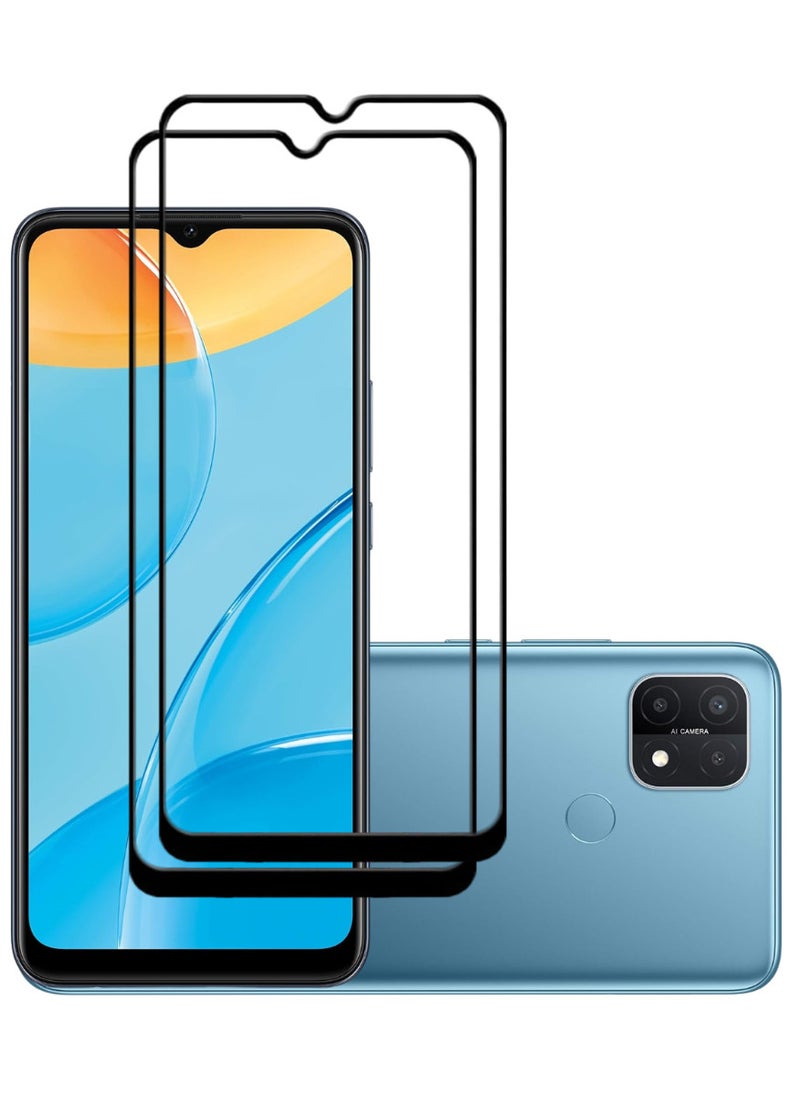 ACLIX 2 Pieces Antistatic ESD Dustproof Premium Quality High Definition Tempered Glass Screen Protector Designed For Oppo A15 - Image 1