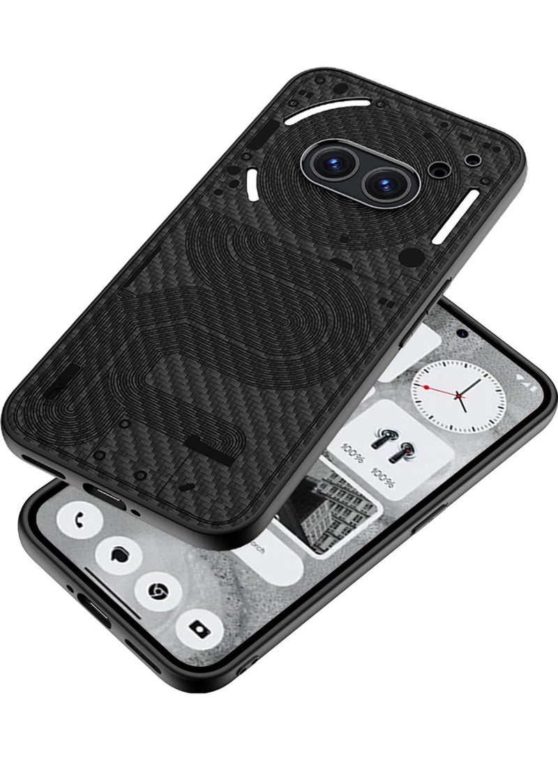 general Case Compatible with Nothing Phone 2a, Vegan Leather Case Soft TPU Anti-Drop Shockproof Protective Cover for Nothing Phone 2a - Image 2