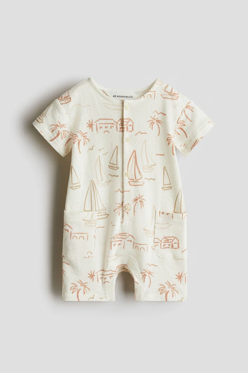 H&M Cotton romper suit