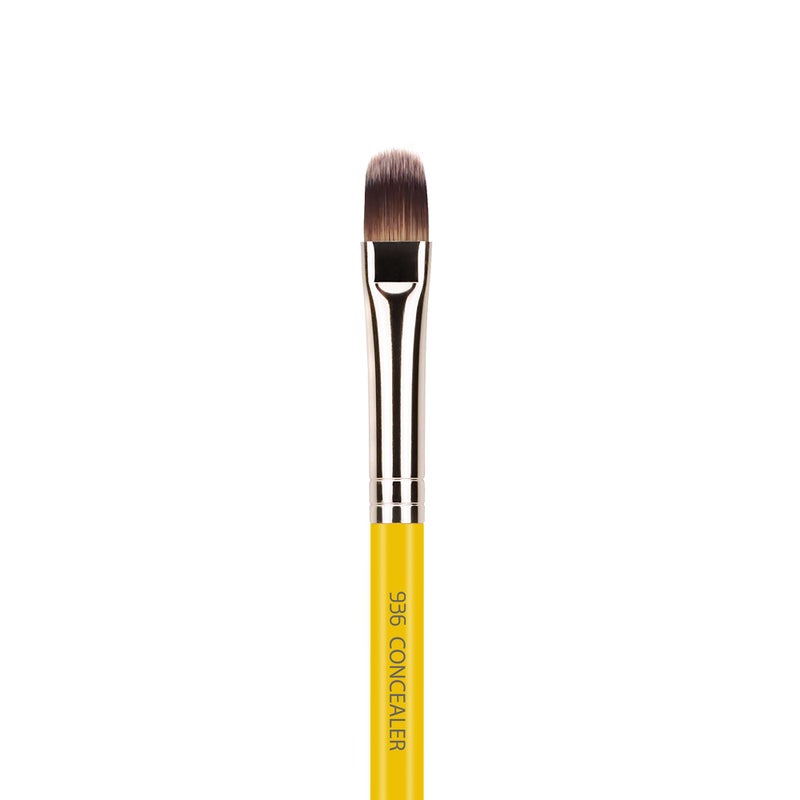 Bdellium Tools Professional Makeup Brush - Studio Series 936 Concealer - With Soft Synthetic Fibers, For Blending Concealer (Yellow, 1pc) - Image 2