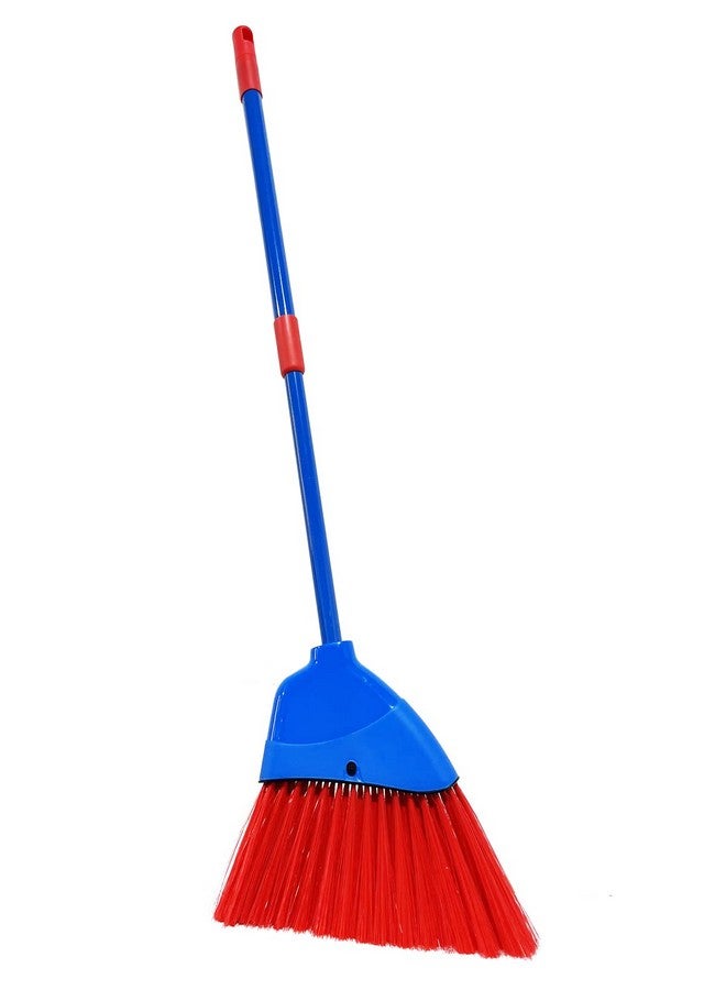 Xifando Kids Broom Housekeeping Cleaning Tool For Kids Pretend Playing Retractable Small Broom For Littler Helper(Blue+Red) - Image 1