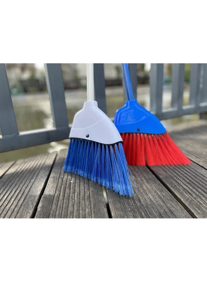 Xifando Kids Broom Housekeeping Cleaning Tool For Kids Pretend Playing Retractable Small Broom For Littler Helper(Blue+Red) - Image 4