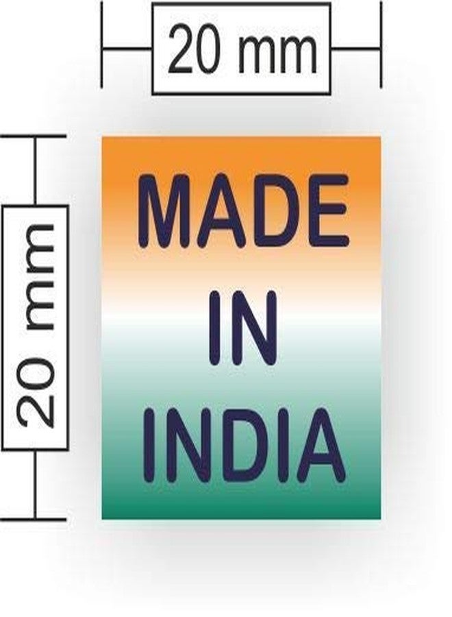 PG Creations 2000 Pieces Made in India Stickers, Small Size Labels, 20 mm Square, Paper, Multicolour - Image 3
