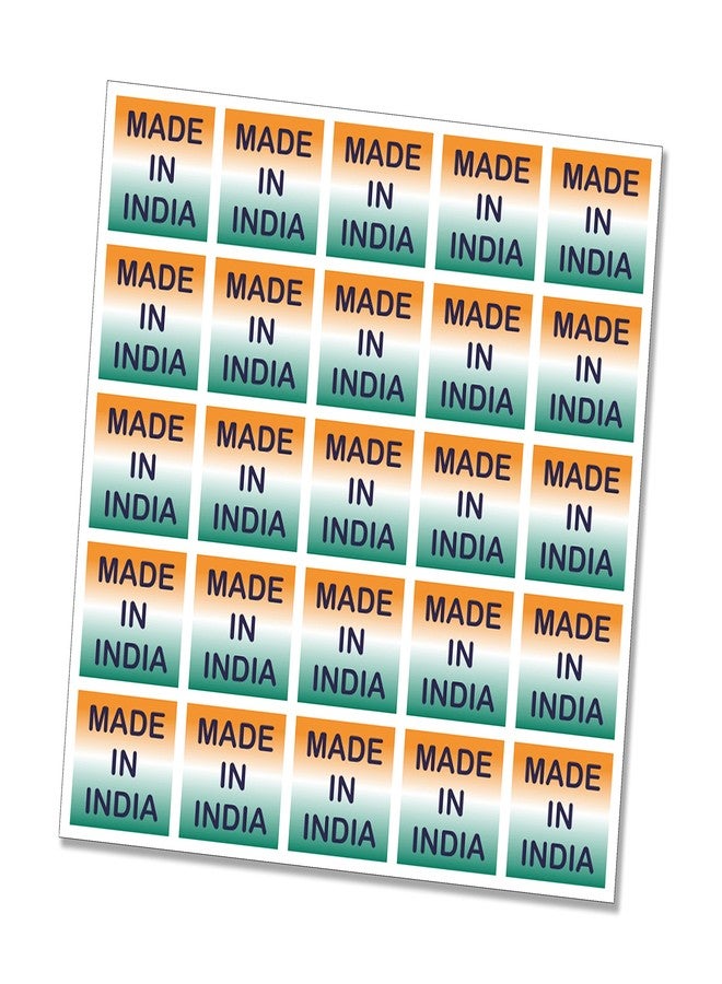PG Creations 2000 Pieces Made in India Stickers, Small Size Labels, 20 mm Square, Paper, Multicolour - Image 1