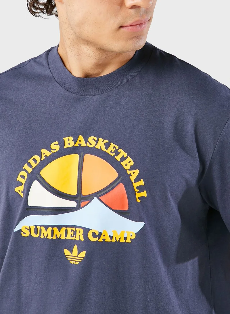 adidas Originals Basketball Short Sleeve T-Shirt