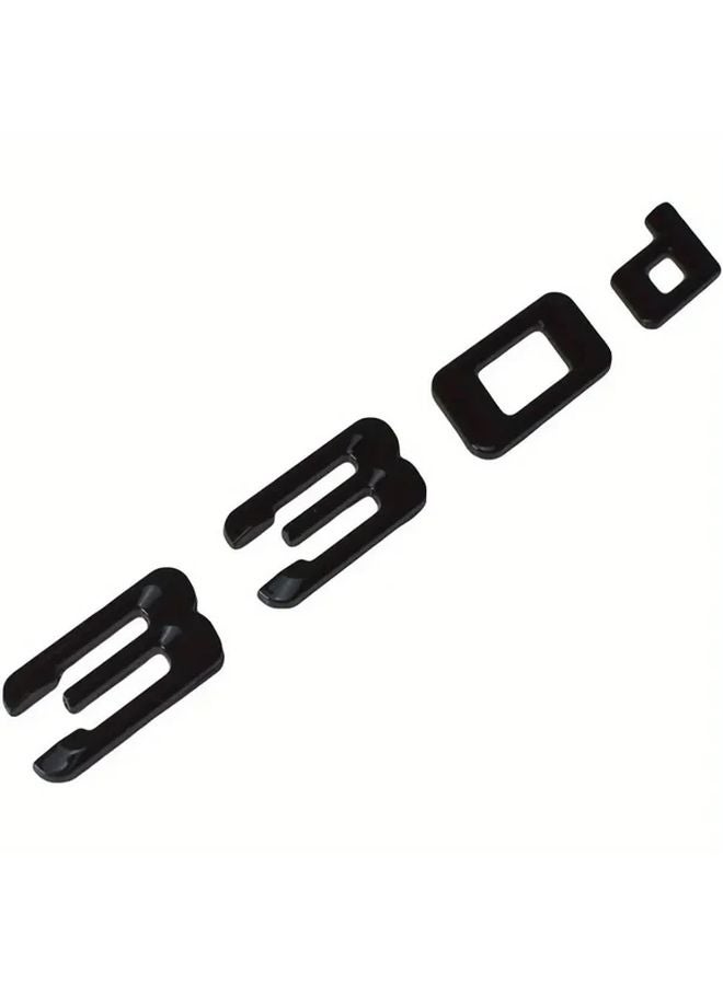 CTRONIC 330D Glossy Black Trunk Emblem Badge For BMW E90 E91 E92 E93 F30 F31 F32 F33 F34 - Image 4