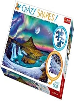 Trefl Trefl Crazy Shapes Aurora over Iceland 11114 boy toys, girl toys, birthday gift, Christmas gift, growth, fun, for kids. 